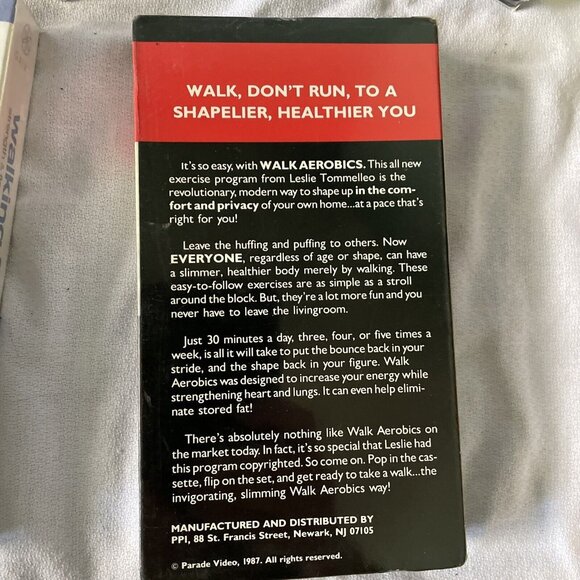 Workout Health Fitness Walk Exercise VHS Videos Lot  Seniors (8 Tapes) - Picture 13 of 16